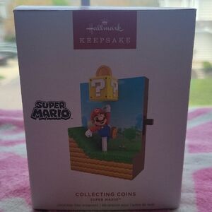 Hallmark Red and Yellow Super Mario Video Game Scene